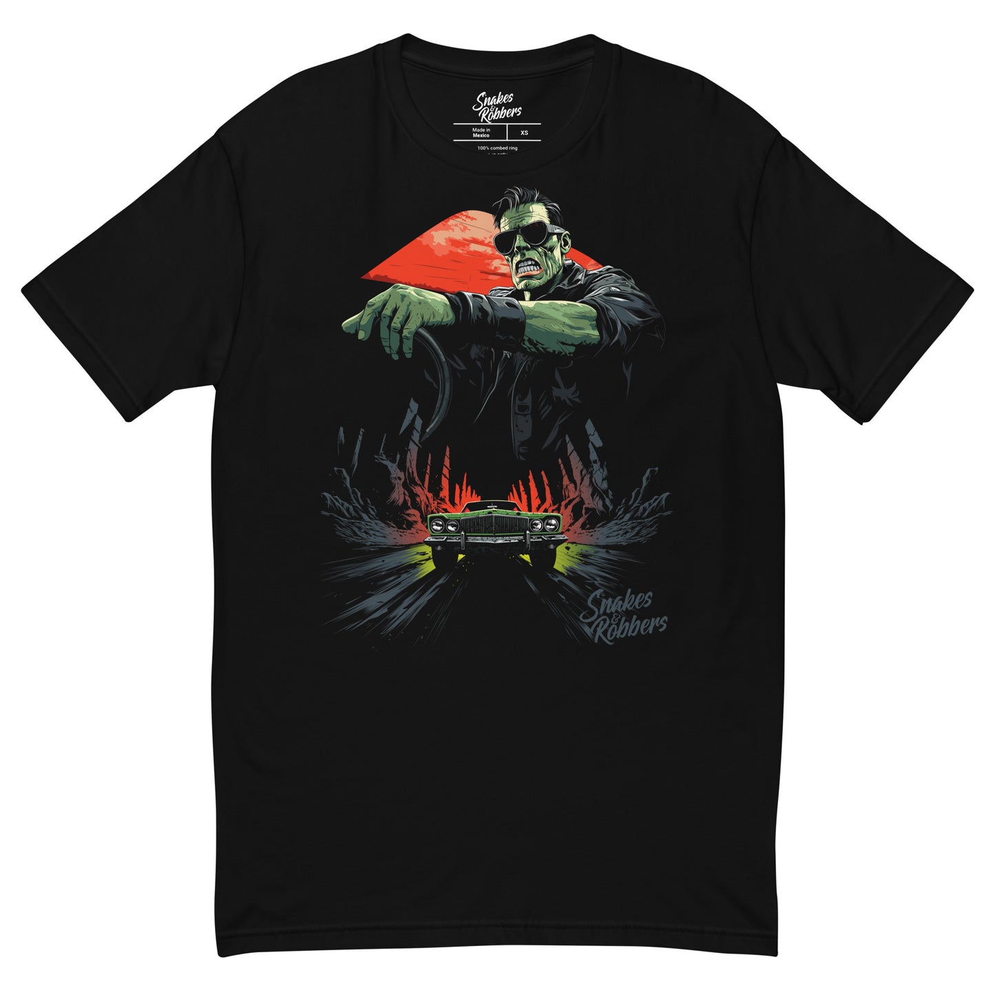 Hearse Racer Men's Next Level Fitted T-Shirts