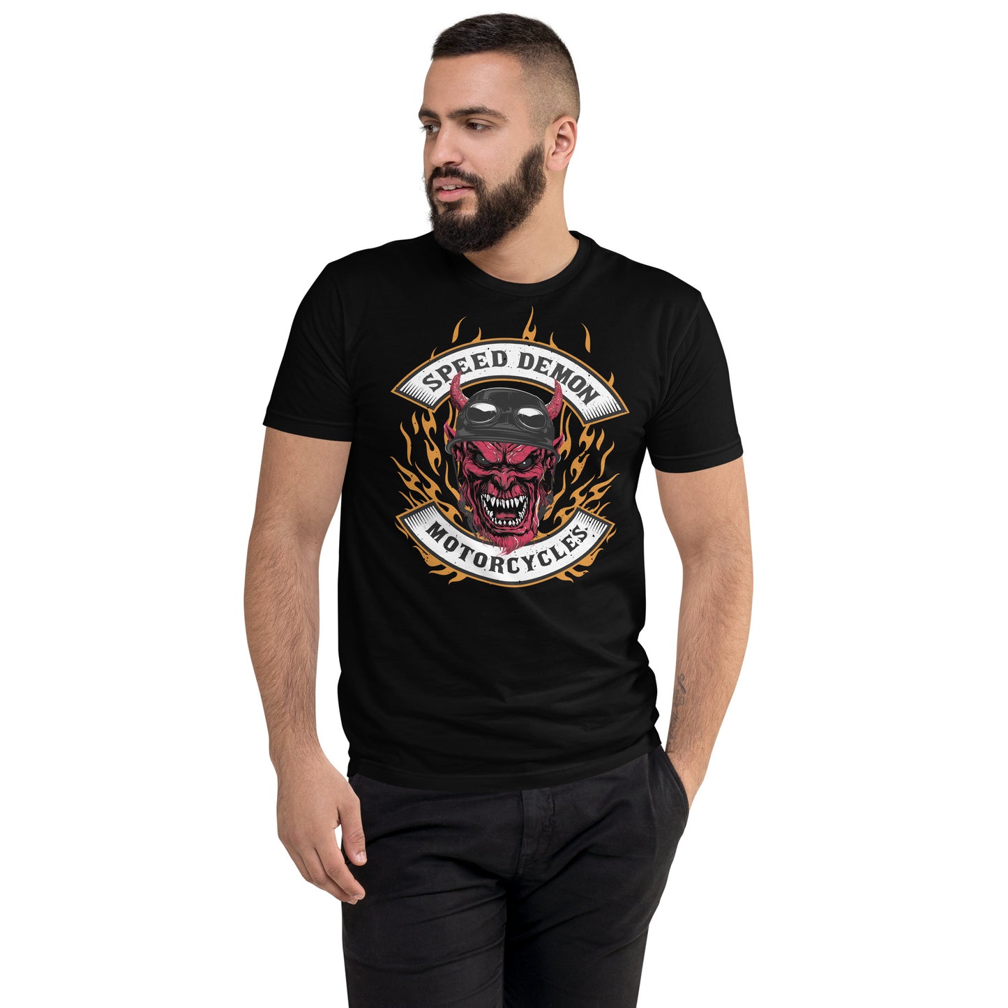 Speed Demon Men's Next Level Fitted T-Shirts