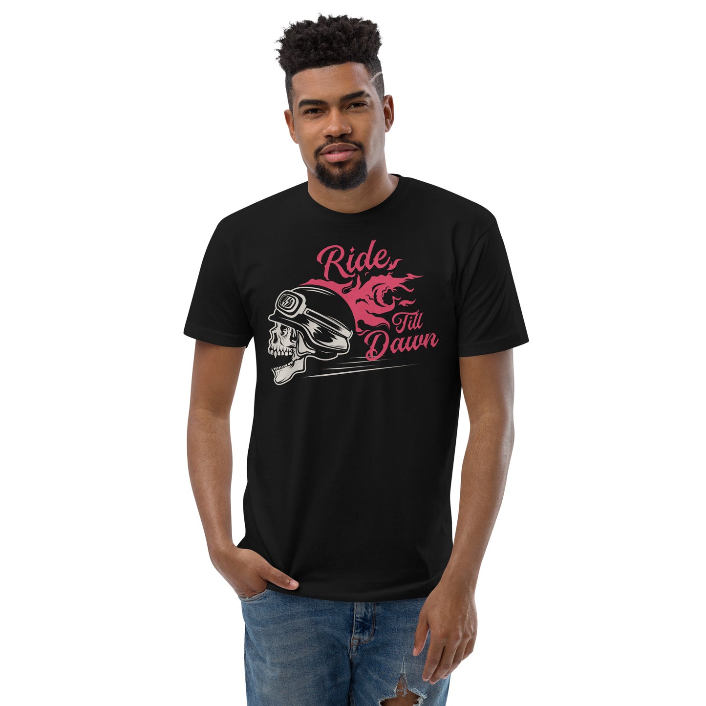 Ride Till Dawn Men's Next Level Fitted T-Shirts