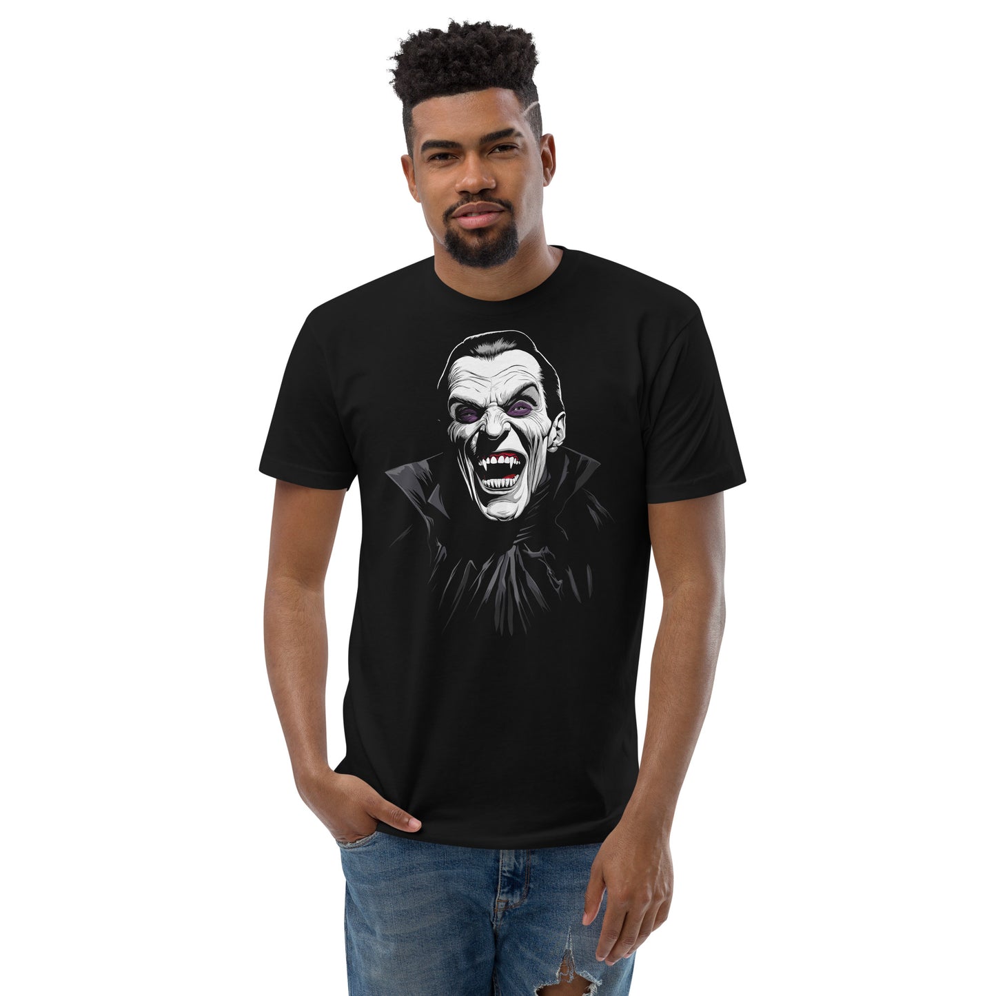 Best Fiends Dracula Men's Next Level Fitted T-Shirts