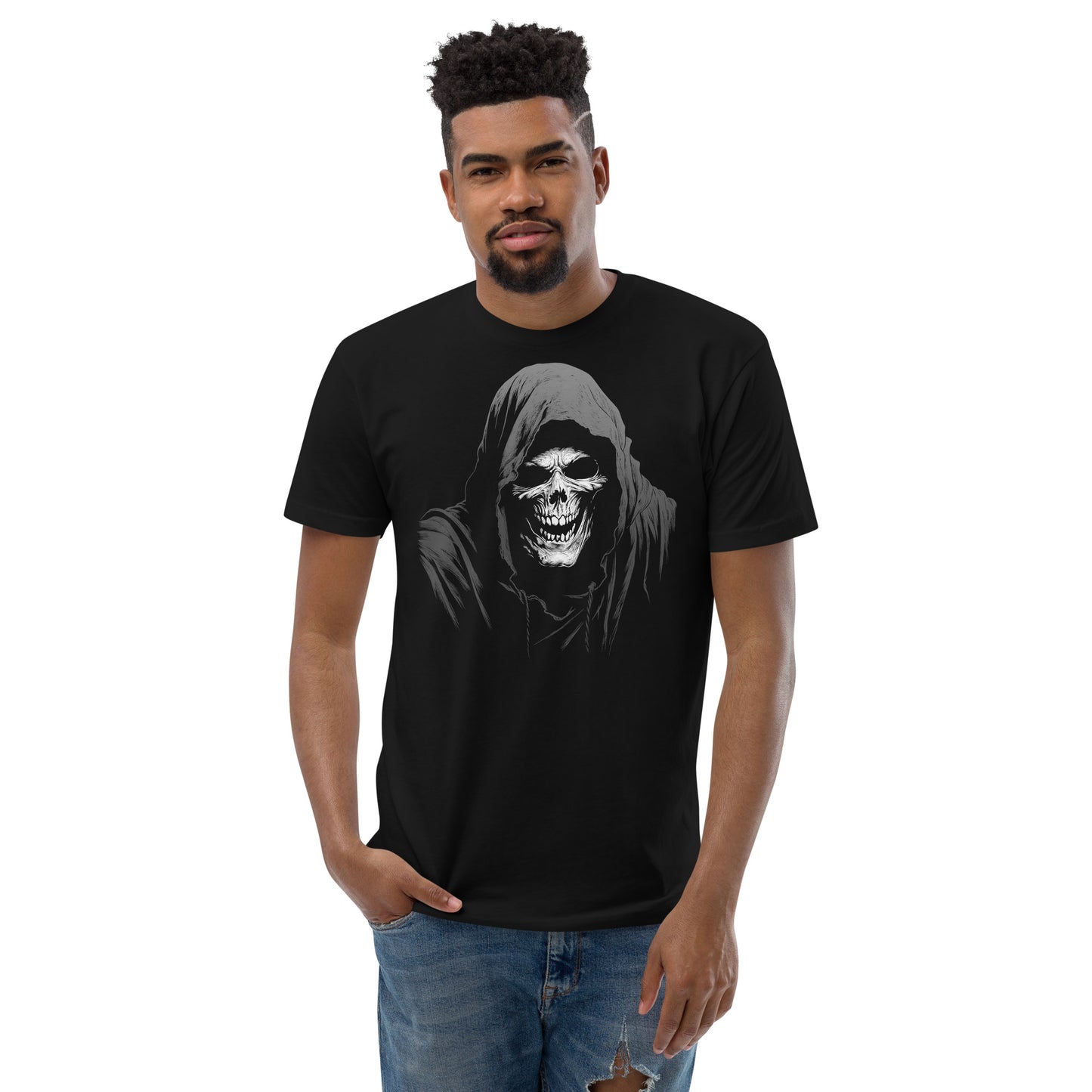 Best Fiends Grim Reaper Men's Next Level Fitted T-Shirts