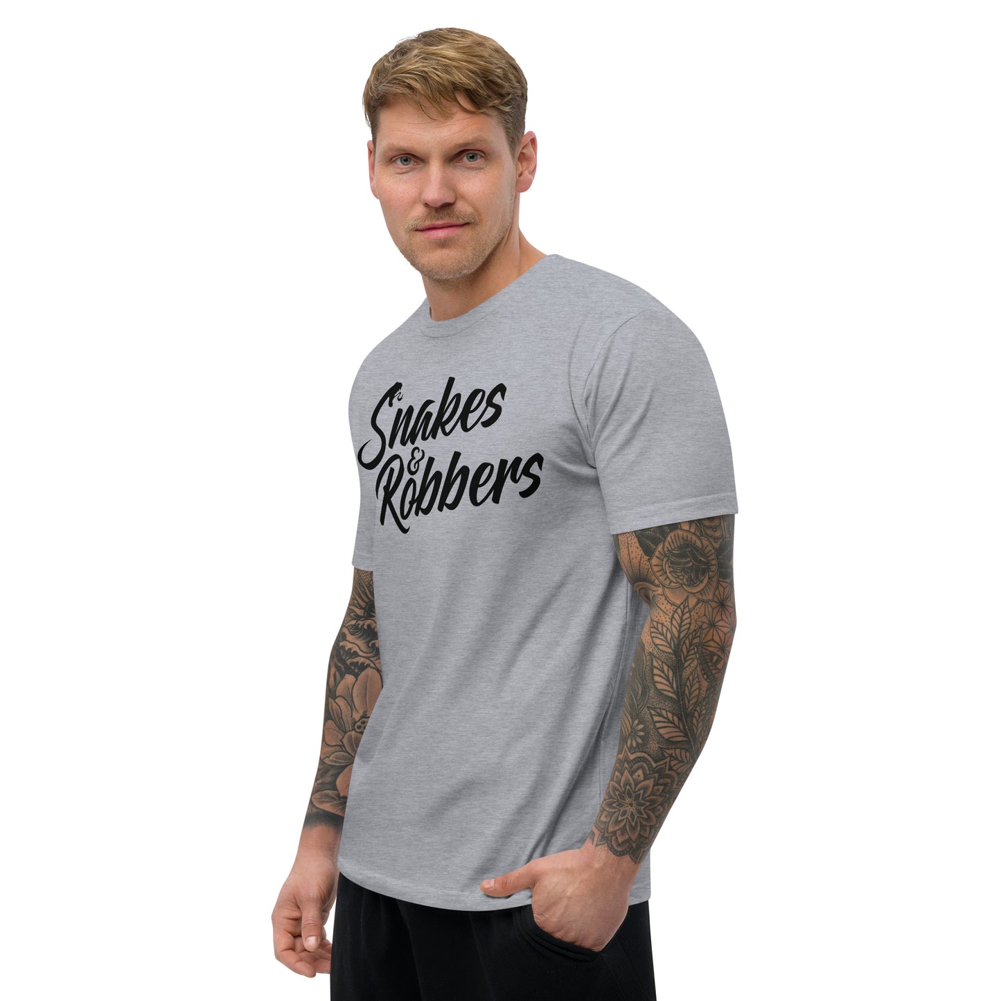 Snakes & Robbers Men's Next Level Fitted T-Shirt