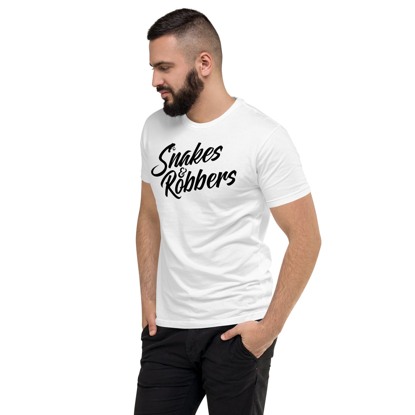 Snakes & Robbers Men's Next Level Fitted T-Shirt