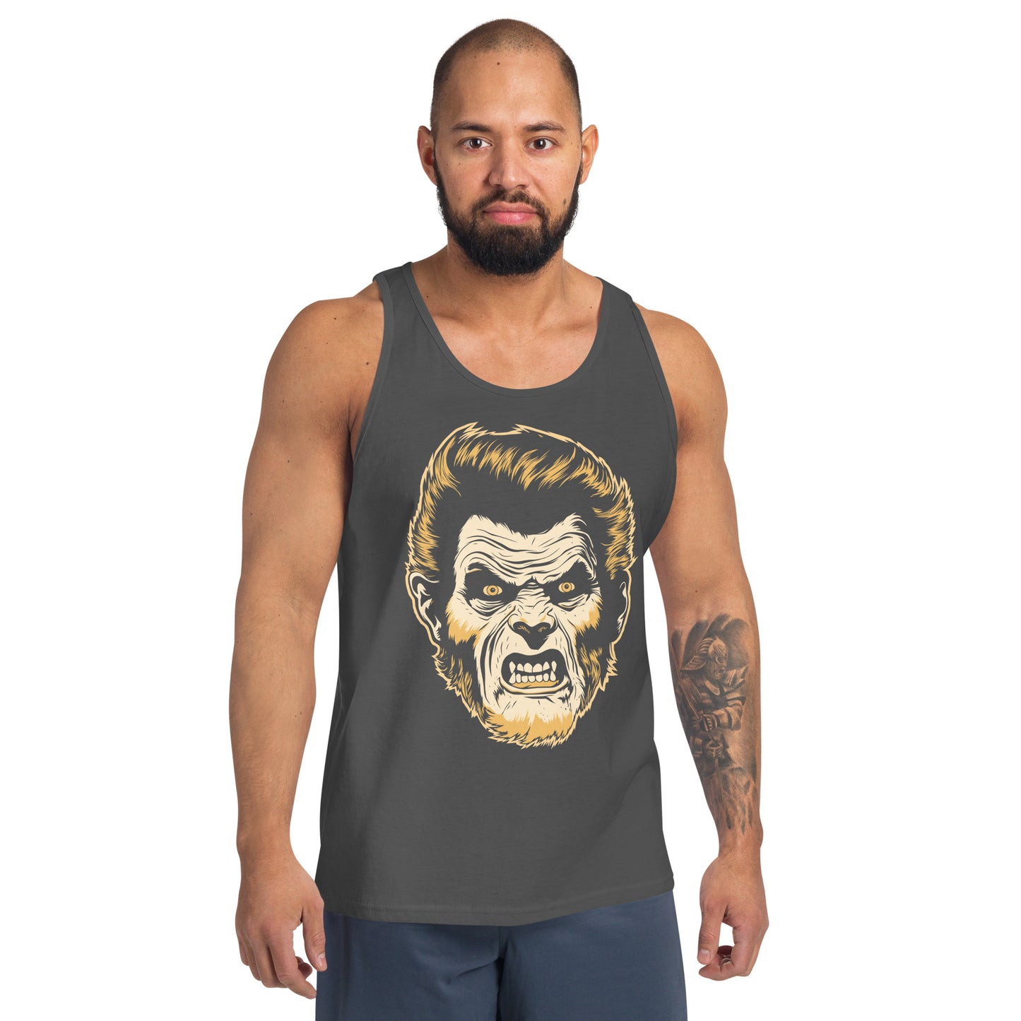 Asphalt Wolfman Men's Tank Top