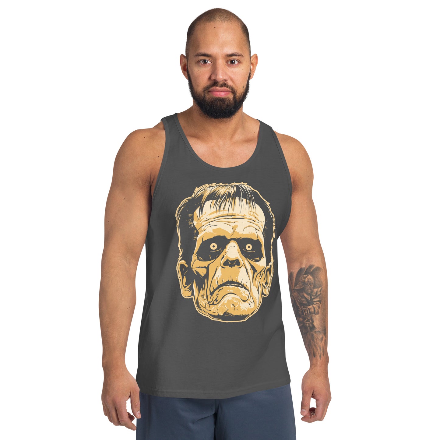 Asphalt Frankenstein's Monster Men's Tank Top