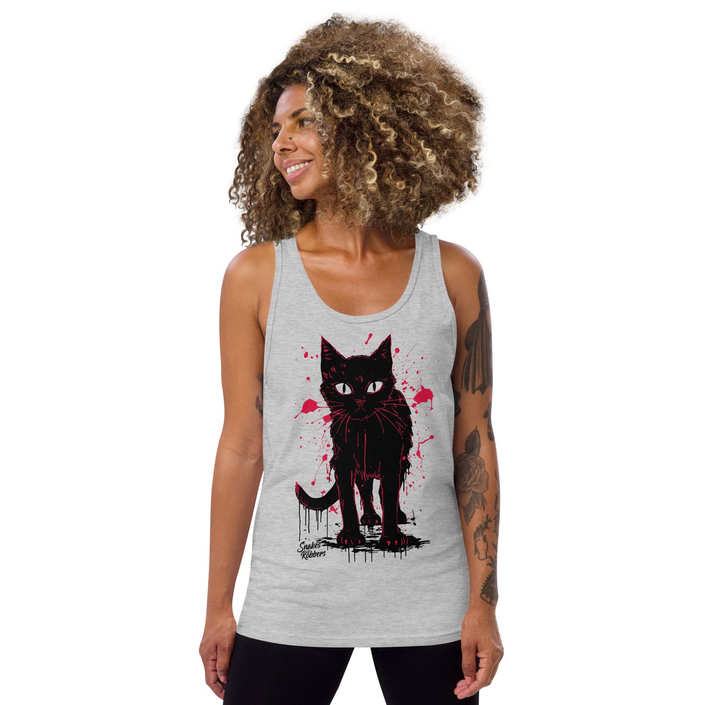 Cursed Cat Unisex Tank Top