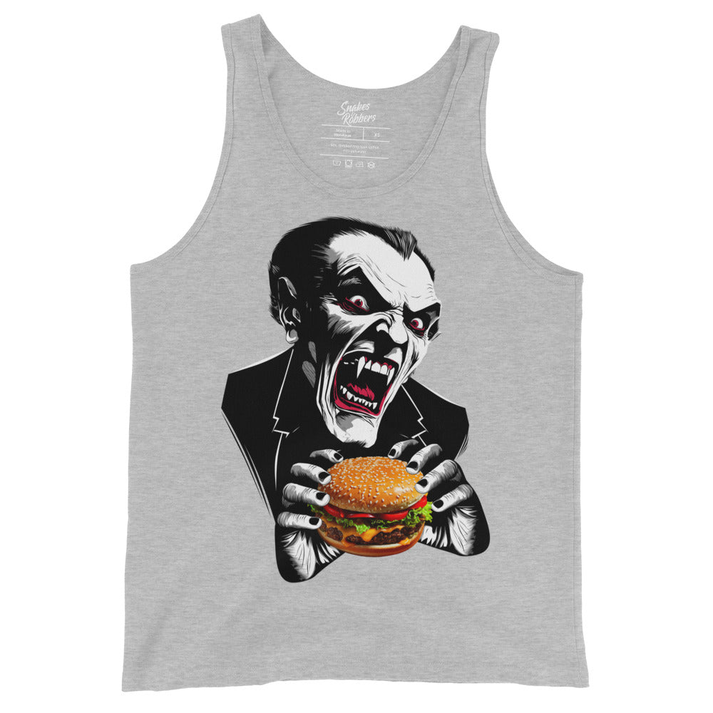 Count Cheese Burger Unisex Tank Top