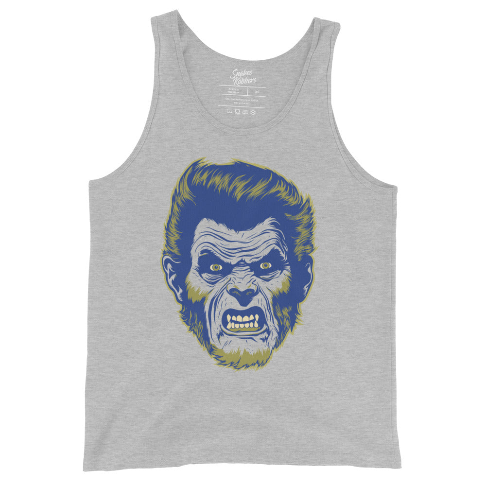 Athletic Heather Wolfman Men's Tank Top