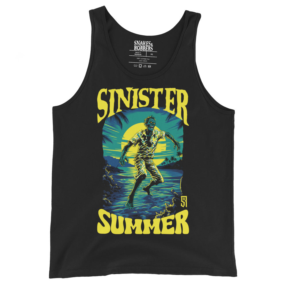 Sinister Summer Zombie Unisex Tank Top