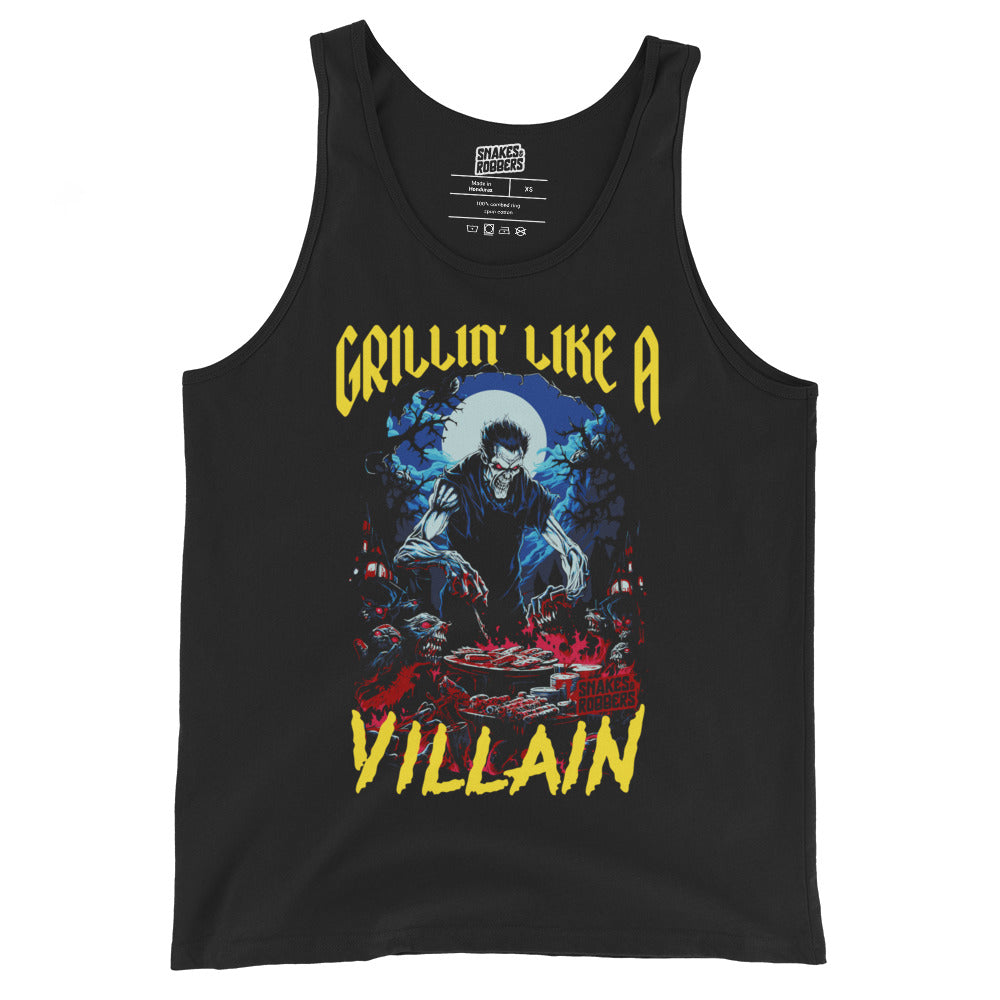 Grillin' like a Villain Ghoul Unisex Tank Top