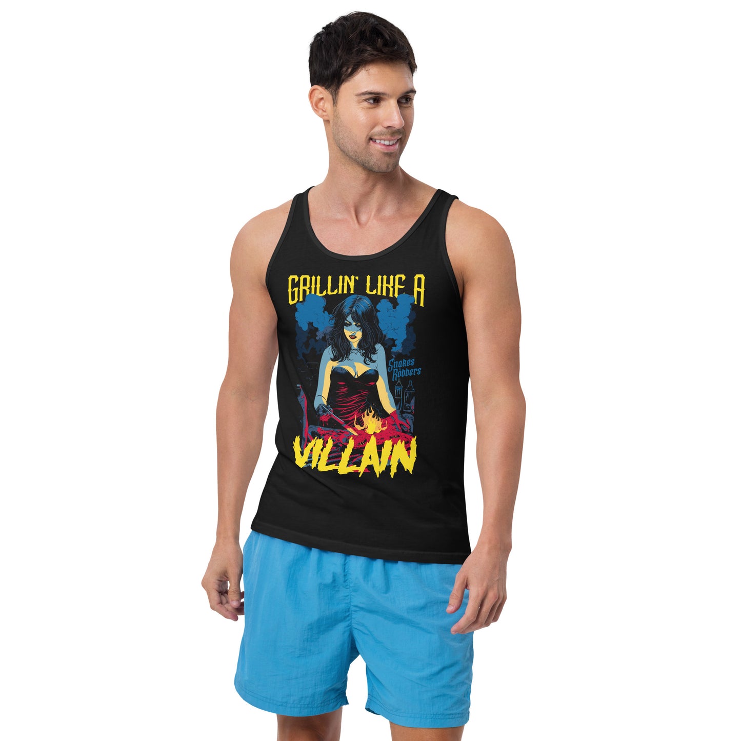 Grillin' like a Villain Vampiress Unisex Tank Top