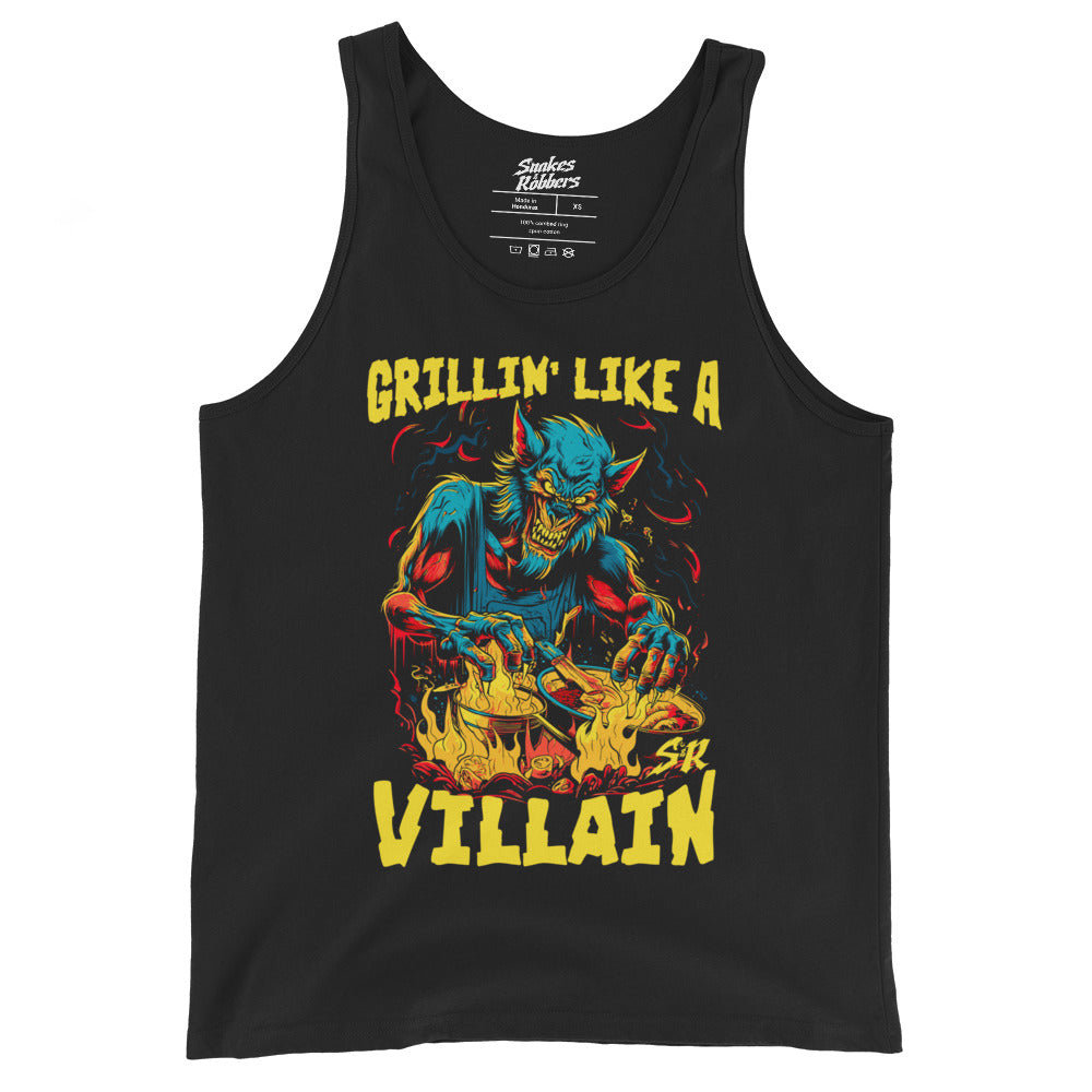 Grillin' like a Villain Werewolf Unisex Tank Top