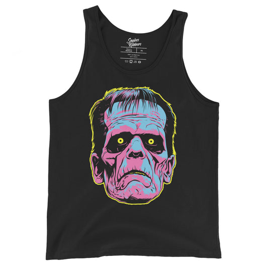 Black Frankenstein's Monster Men's Tank Top