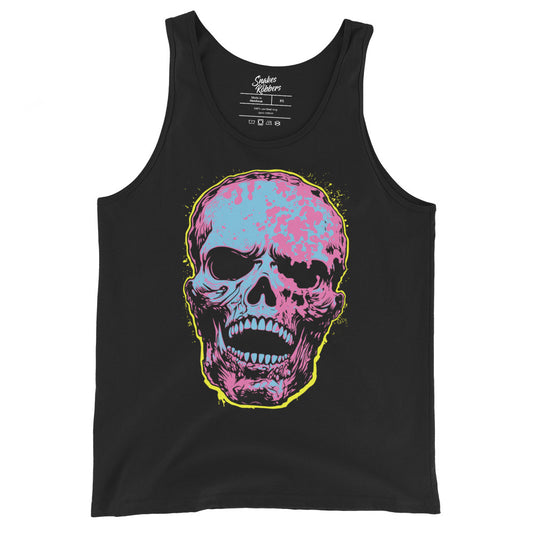 Black Skull Men's Tank Top