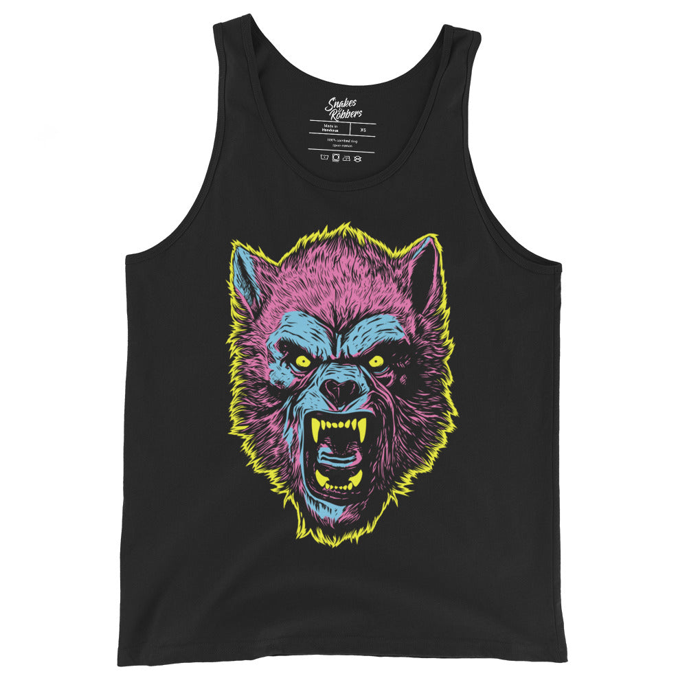 Black Werewolf Men's Tank Top