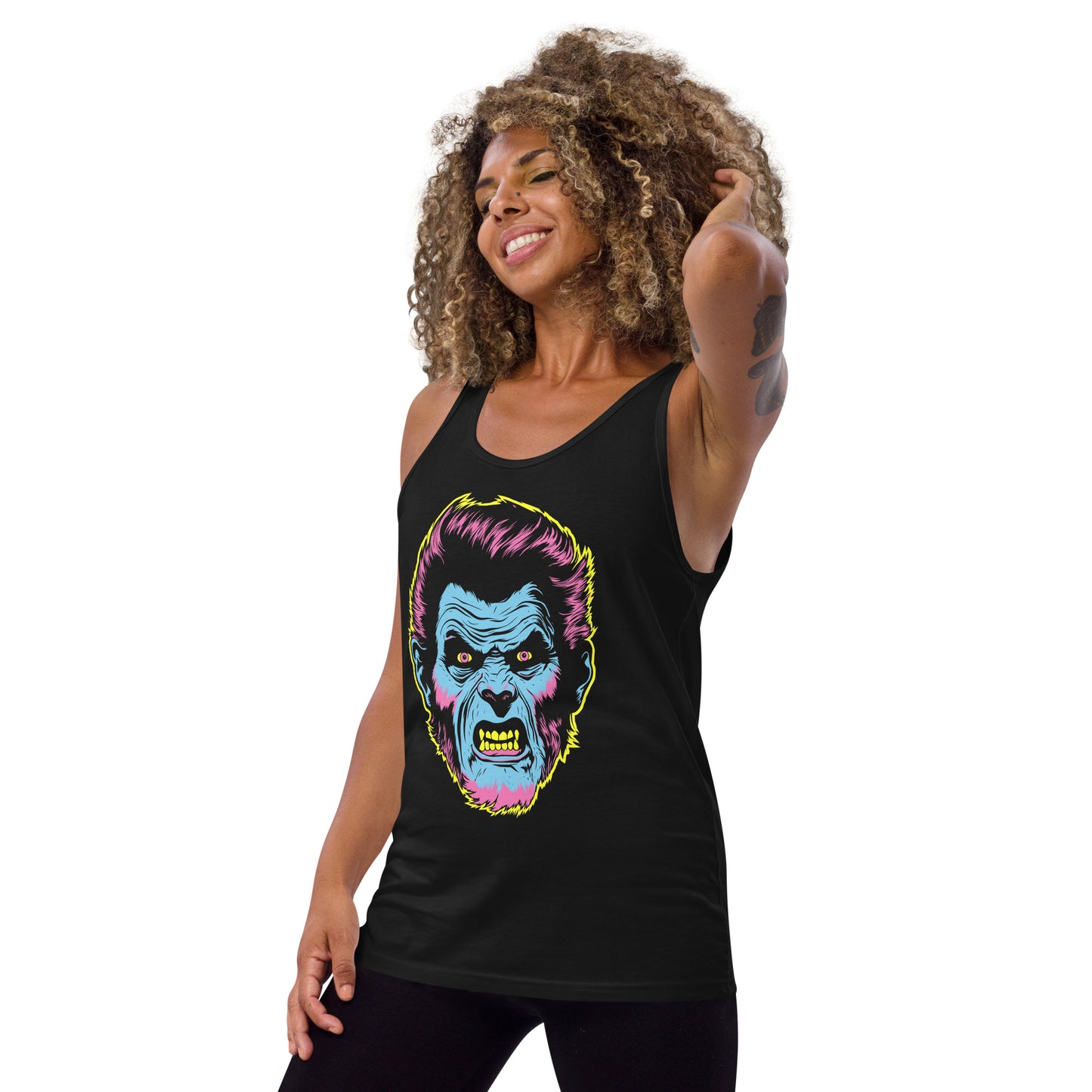 Black Wolfman Men's Tank Top