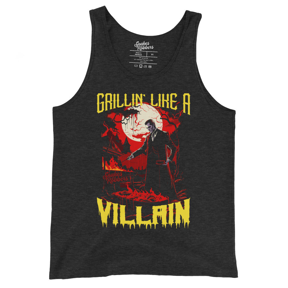 Grillin' Like a Villain Dracula Unisex Tank Top