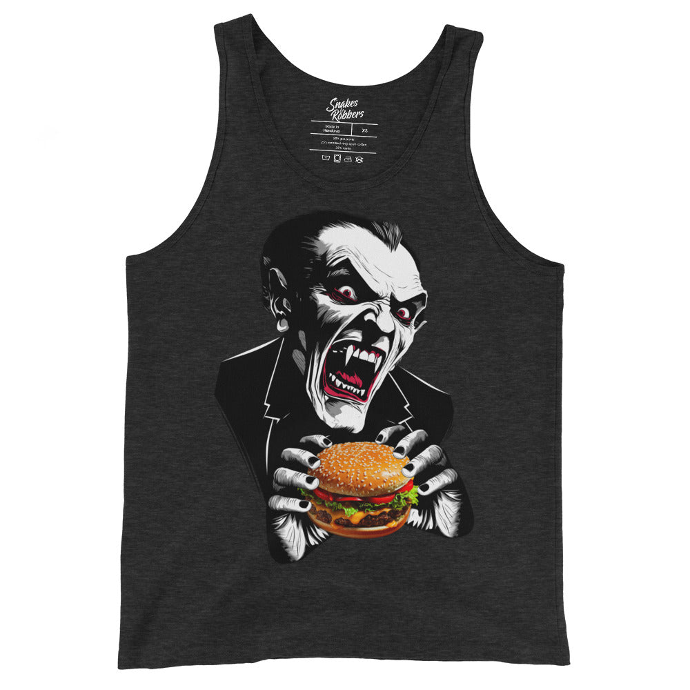 Count Cheese Burger Unisex Tank Top