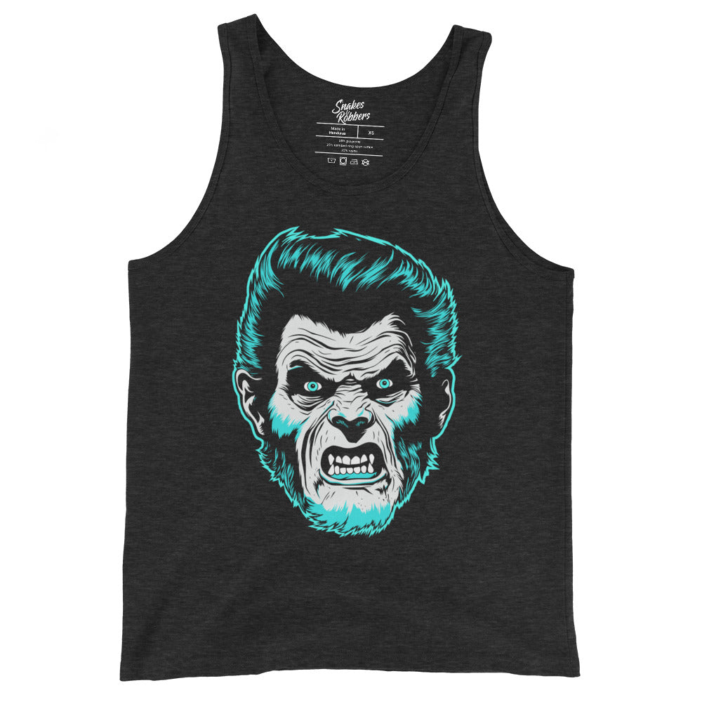 Charcoal-Black Triblend Men's Tank Top