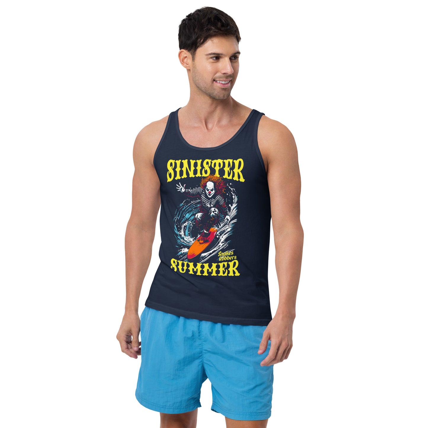 Sinister Summer Clown Unisex Tank Top