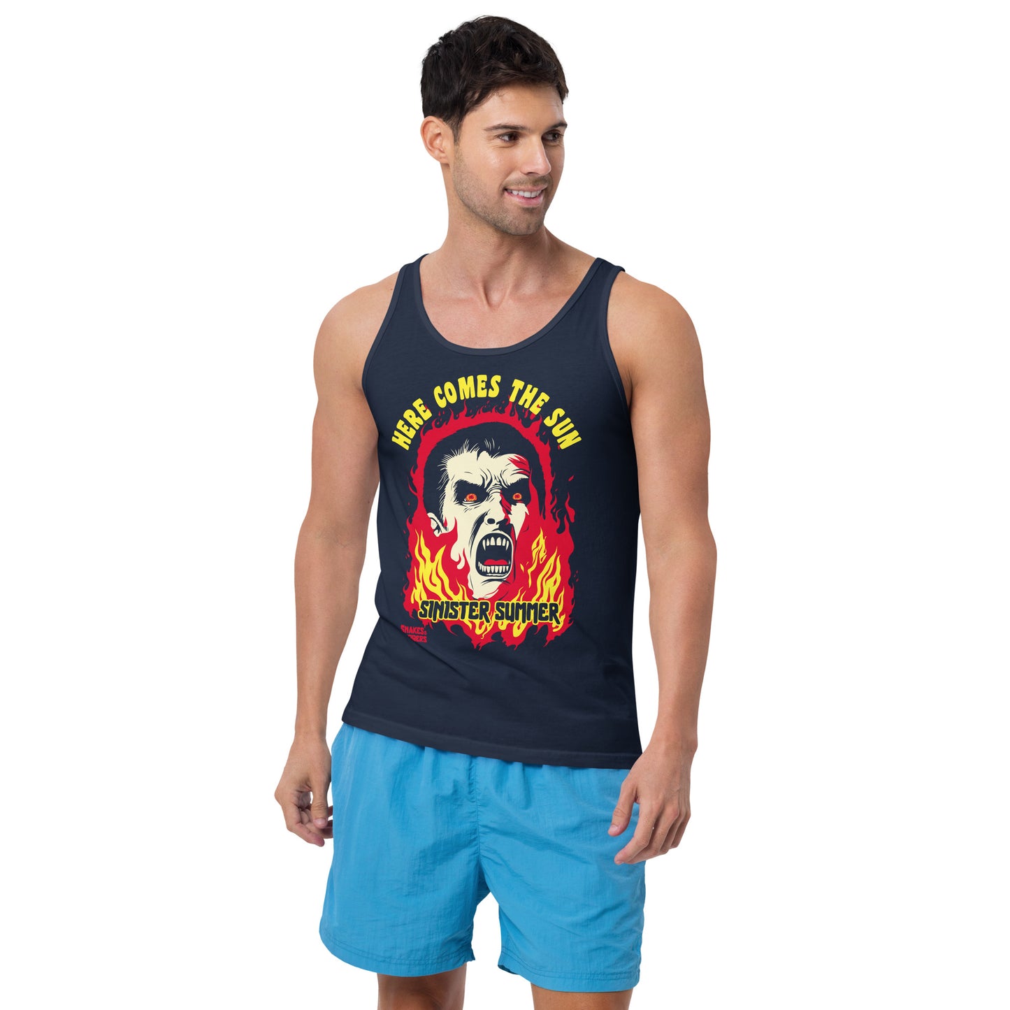 Sinister Summer Dracula Unisex Tank Top