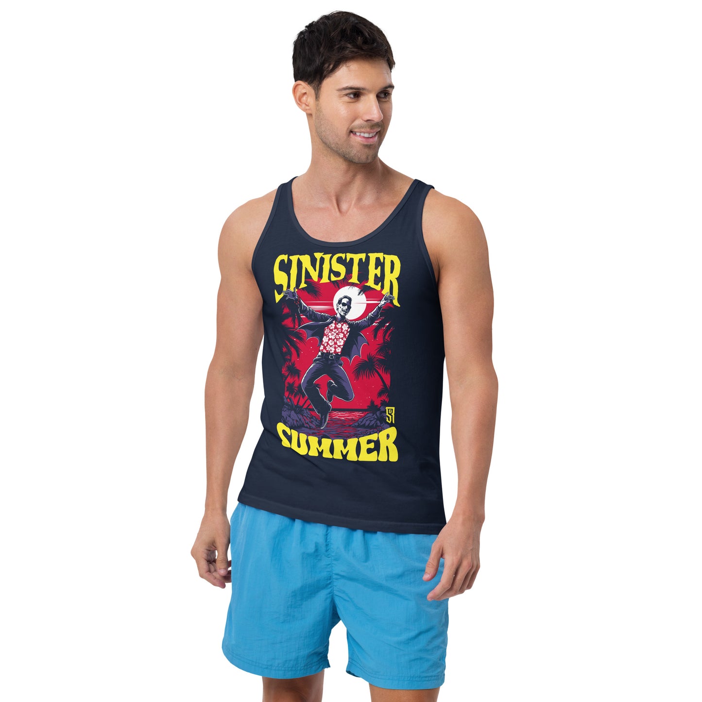 Sinister Summer Dracula Unisex Tank Top