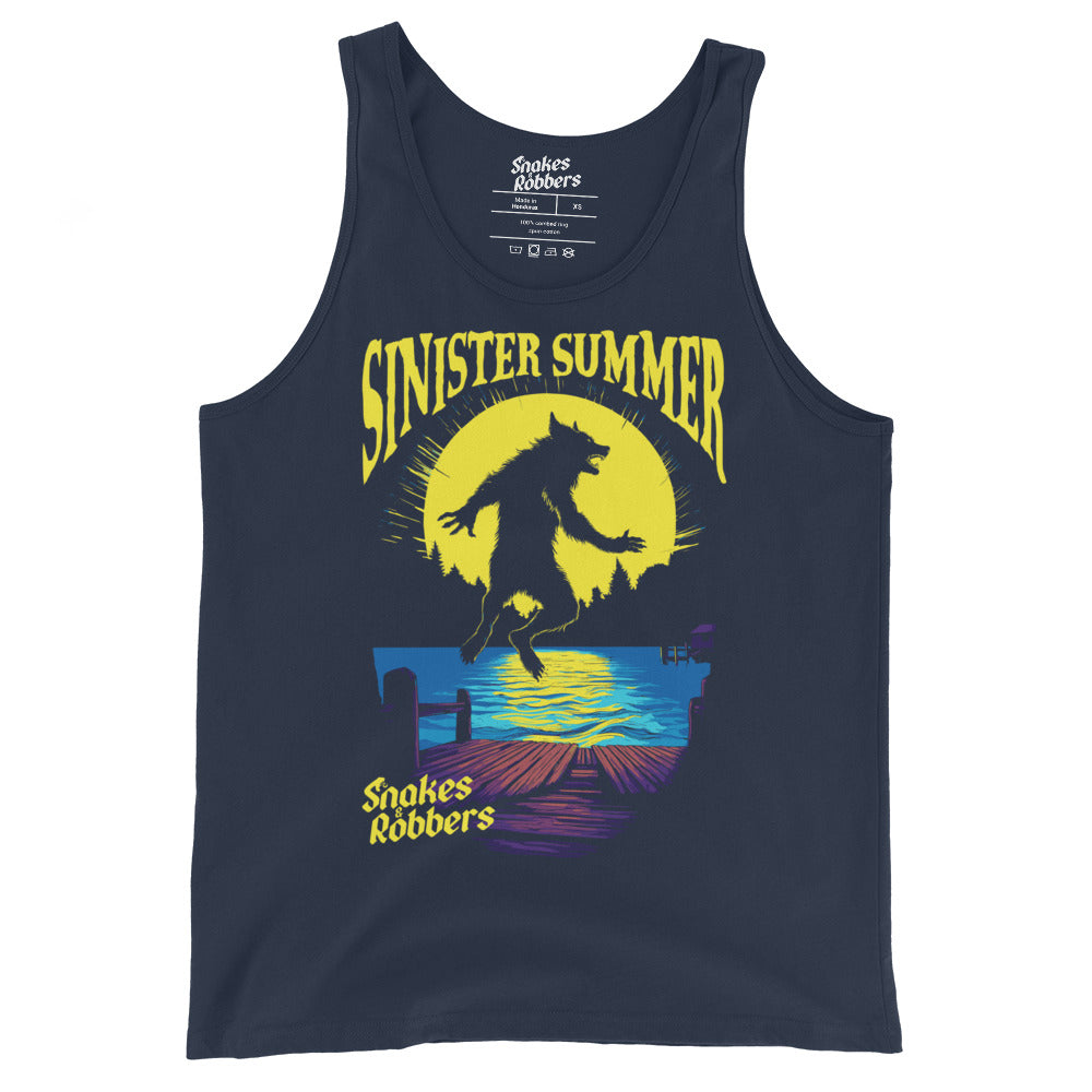 Sinister Summer Werewolf Unisex Tank Top