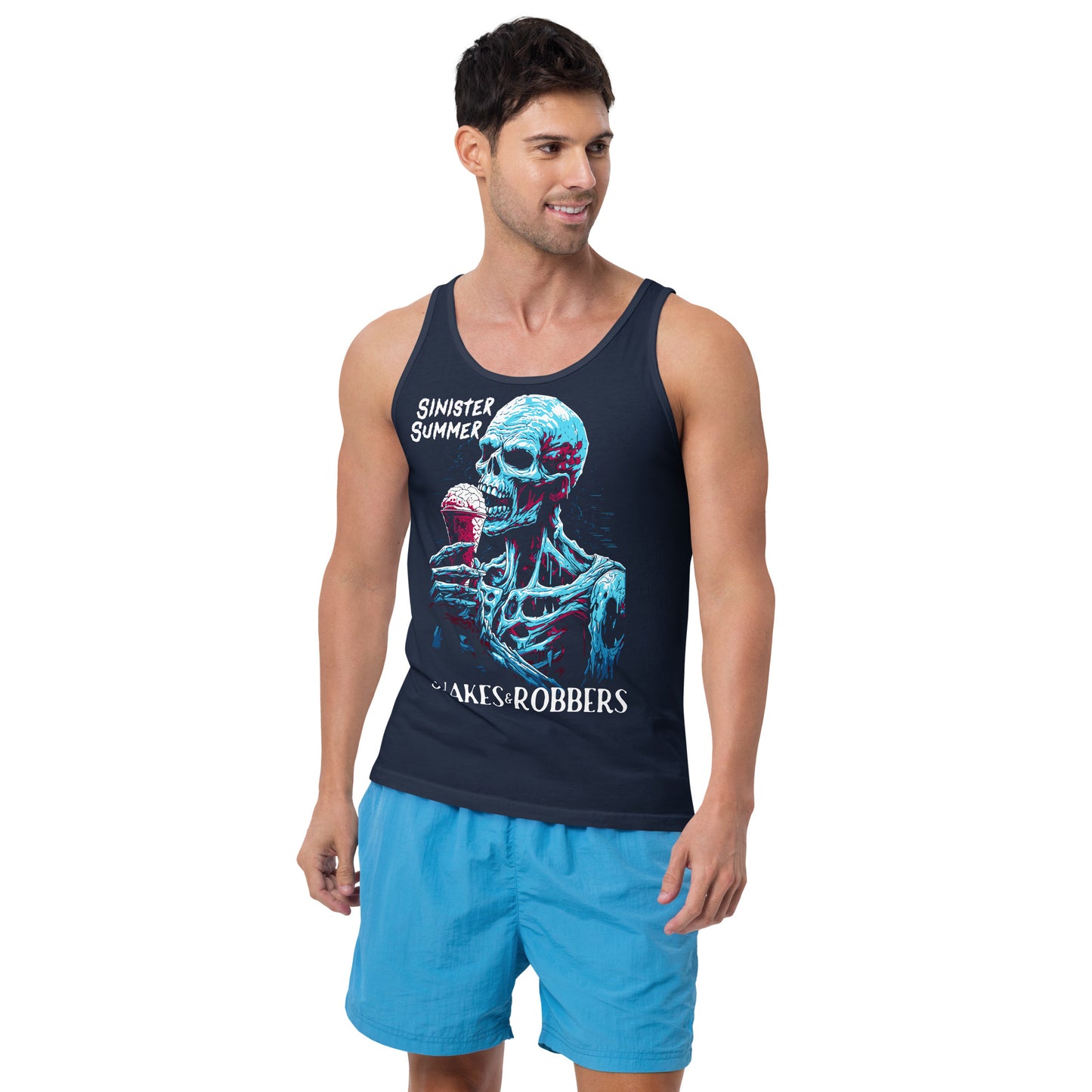 Sinister Summer Zombie Unisex Tank Top