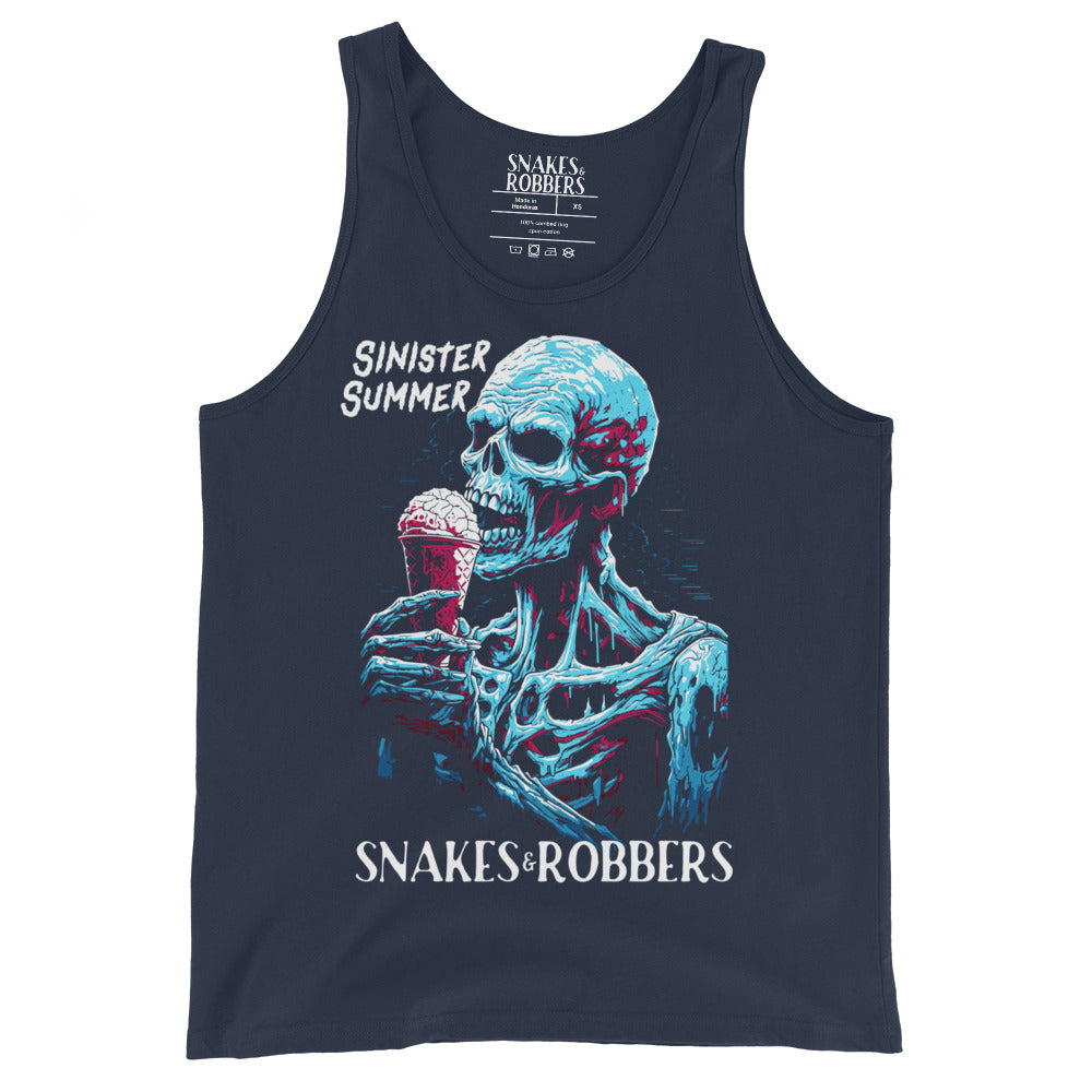 Sinister Summer Zombie Unisex Tank Top