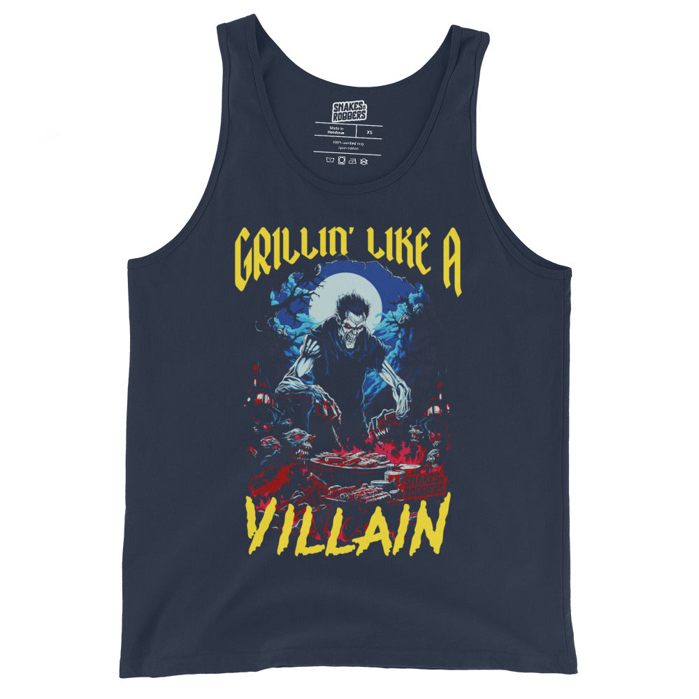 Grillin' like a Villain Ghoul Unisex Tank Top