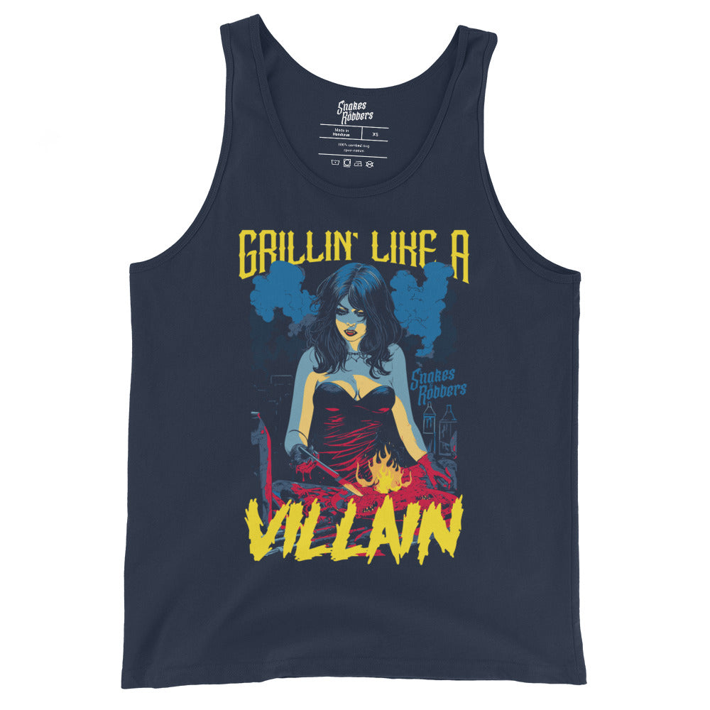 Grillin' like a Villain Vampiress Unisex Tank Top