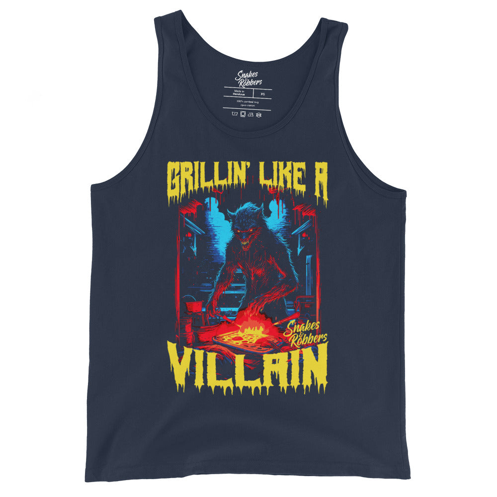 Grillin' like a Villain Werewolf Unisex Tank Top