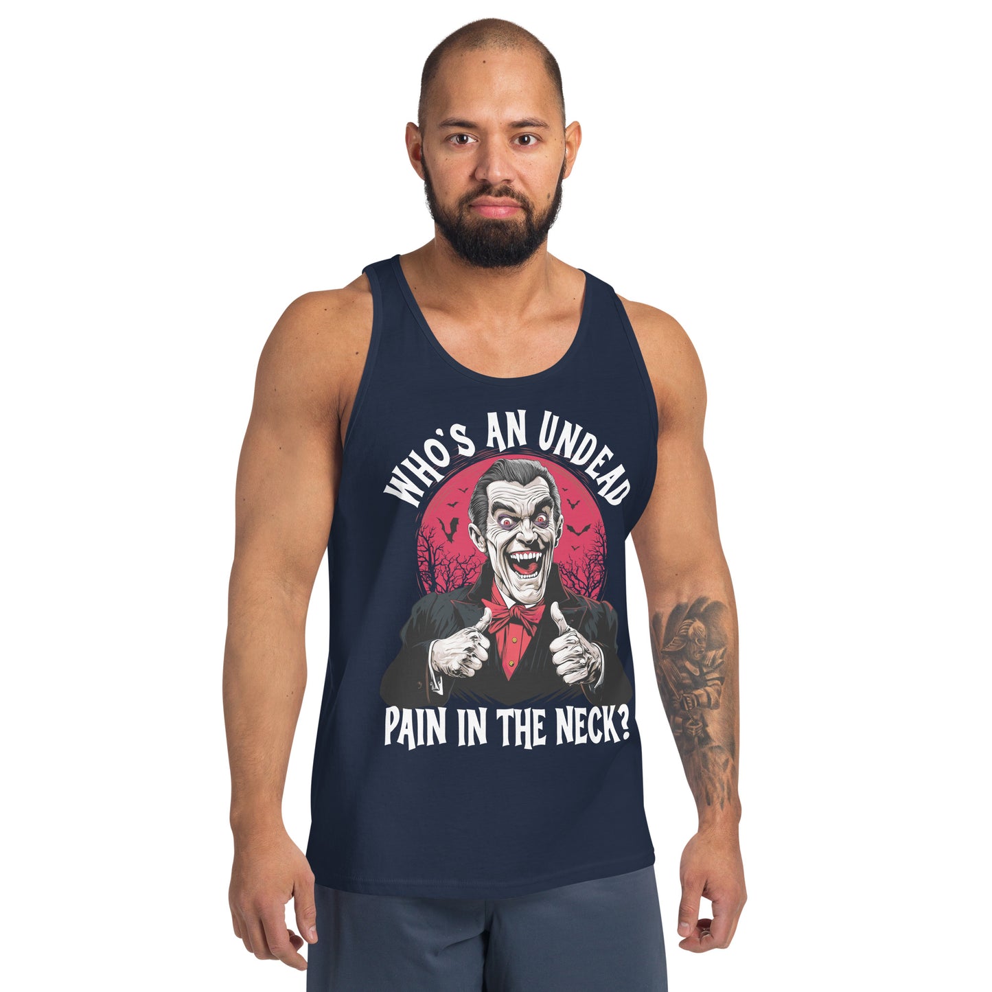 Who's an Undead Pain in the Neck? Men's Tank Top