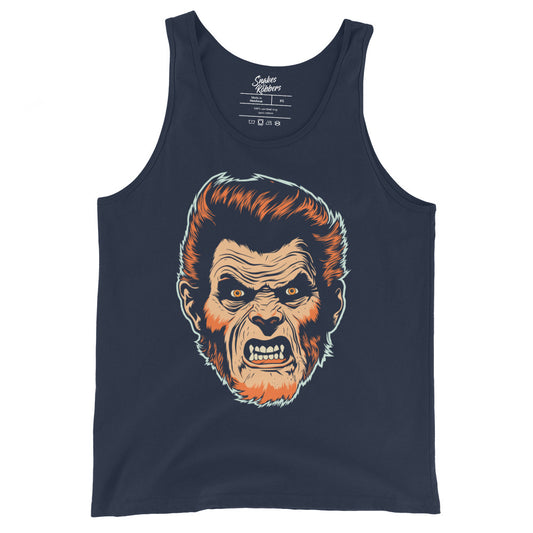 Navy Wolfman Men's Tank Top