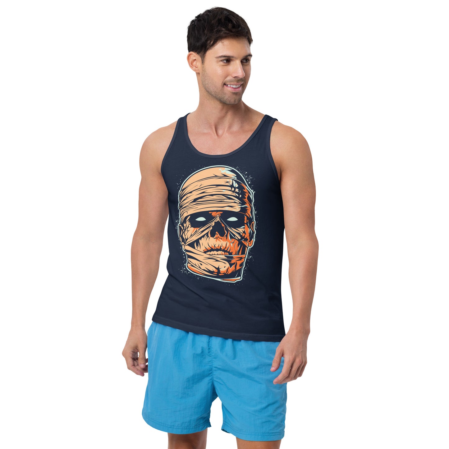 Navy Mummy Men's Tank Top