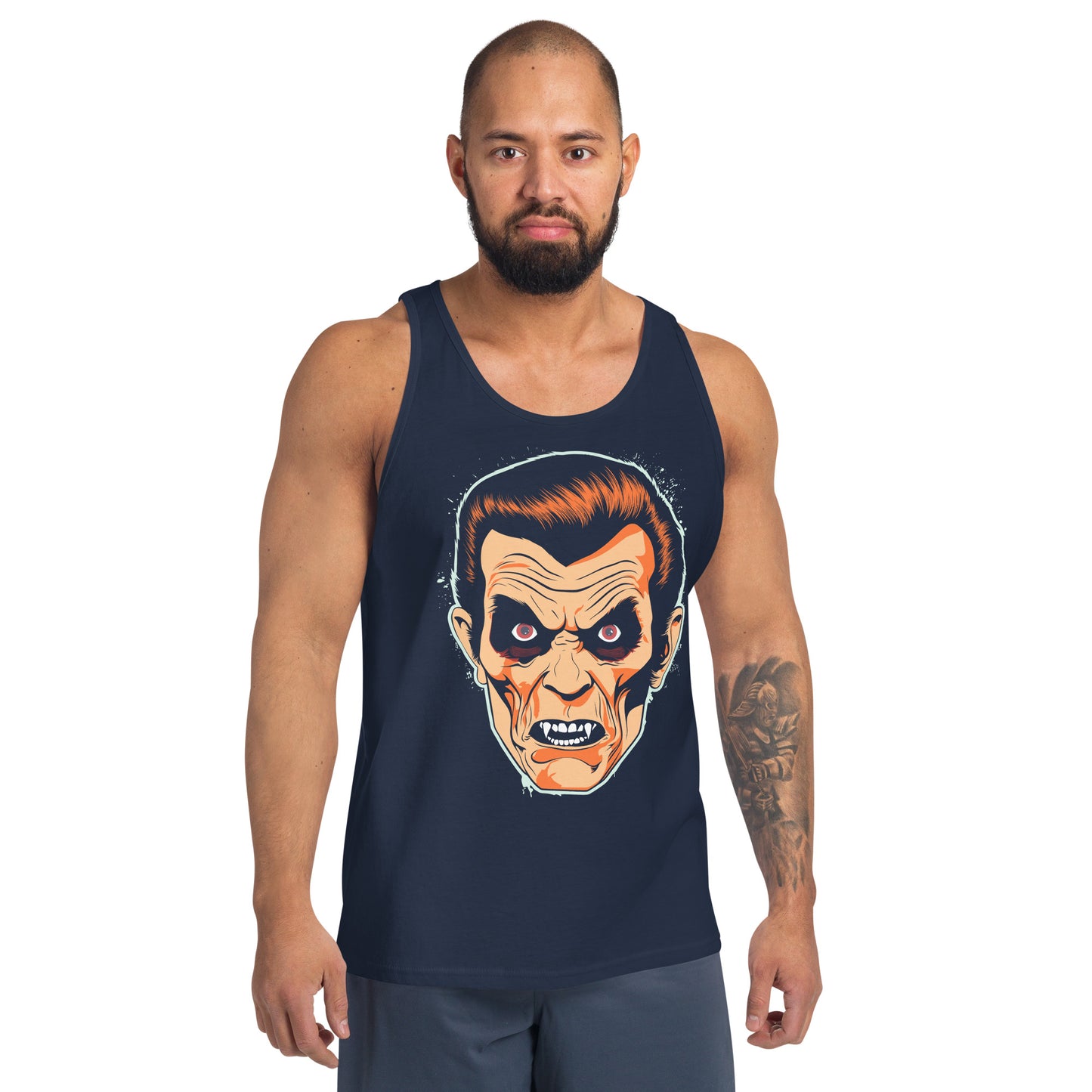 Navy Dracula Men's Tank Top