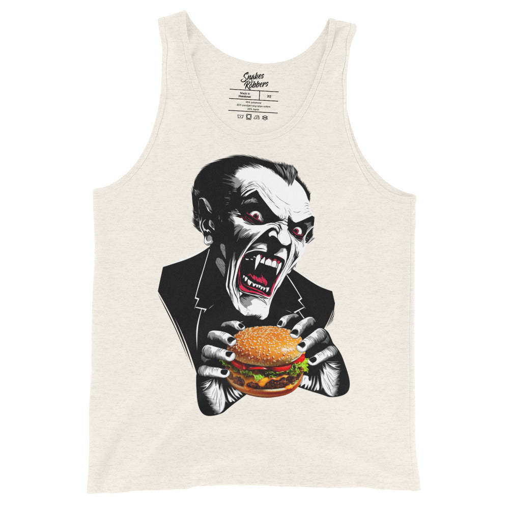 Count Cheese Burger Unisex Tank Top