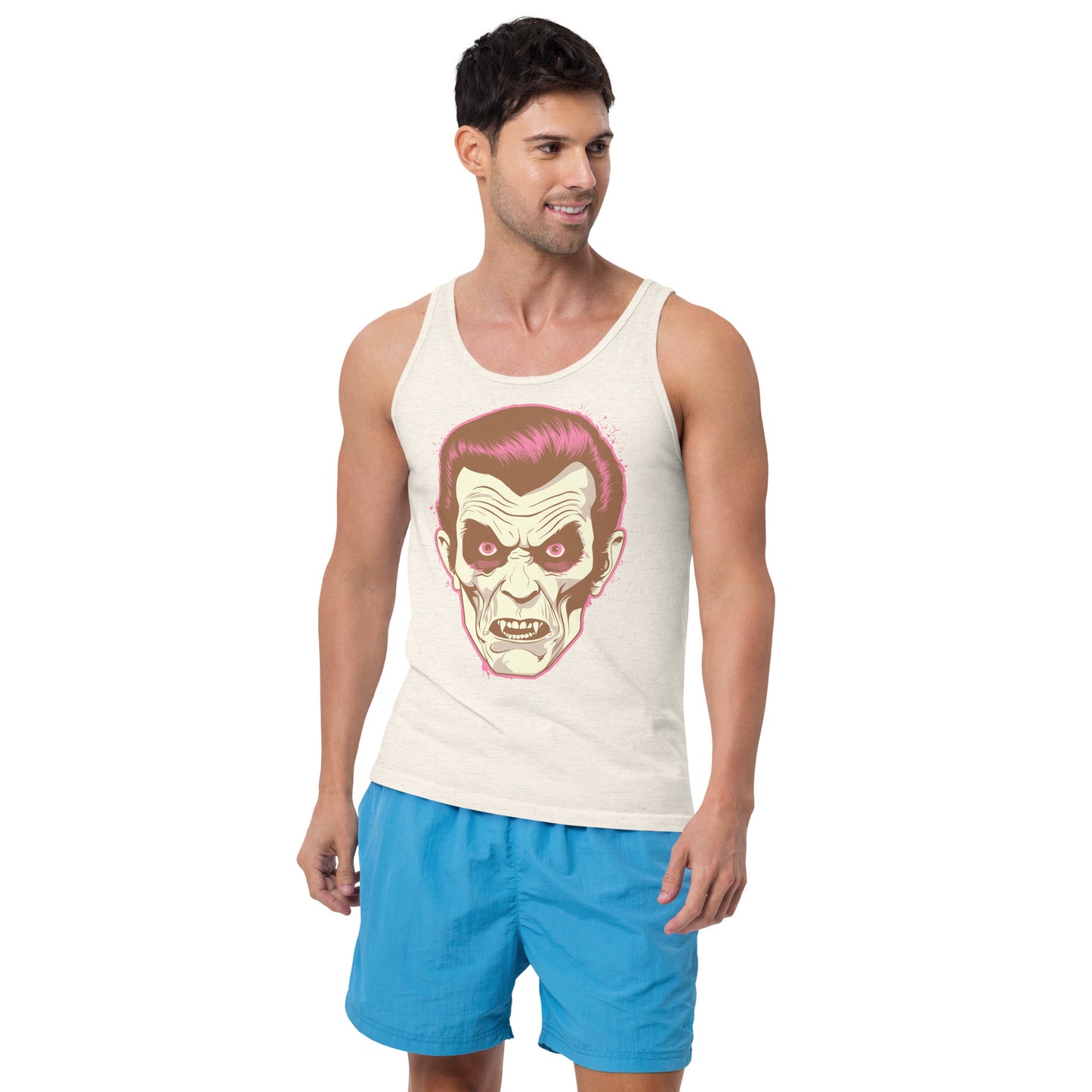 Oatmeal Triblend Men's Tank Top