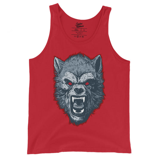 Red Werewolf Men's Tank Top