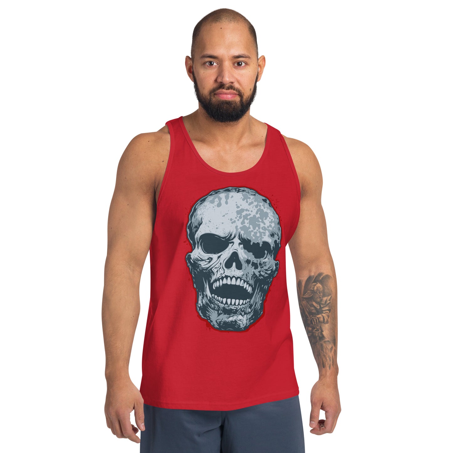 Red Skull Men's Tank Top