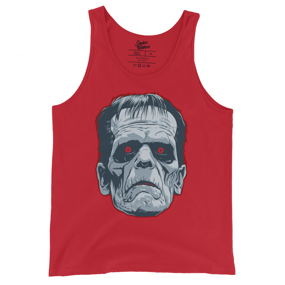 Red Frankenstein's Monster Men's Tank Top