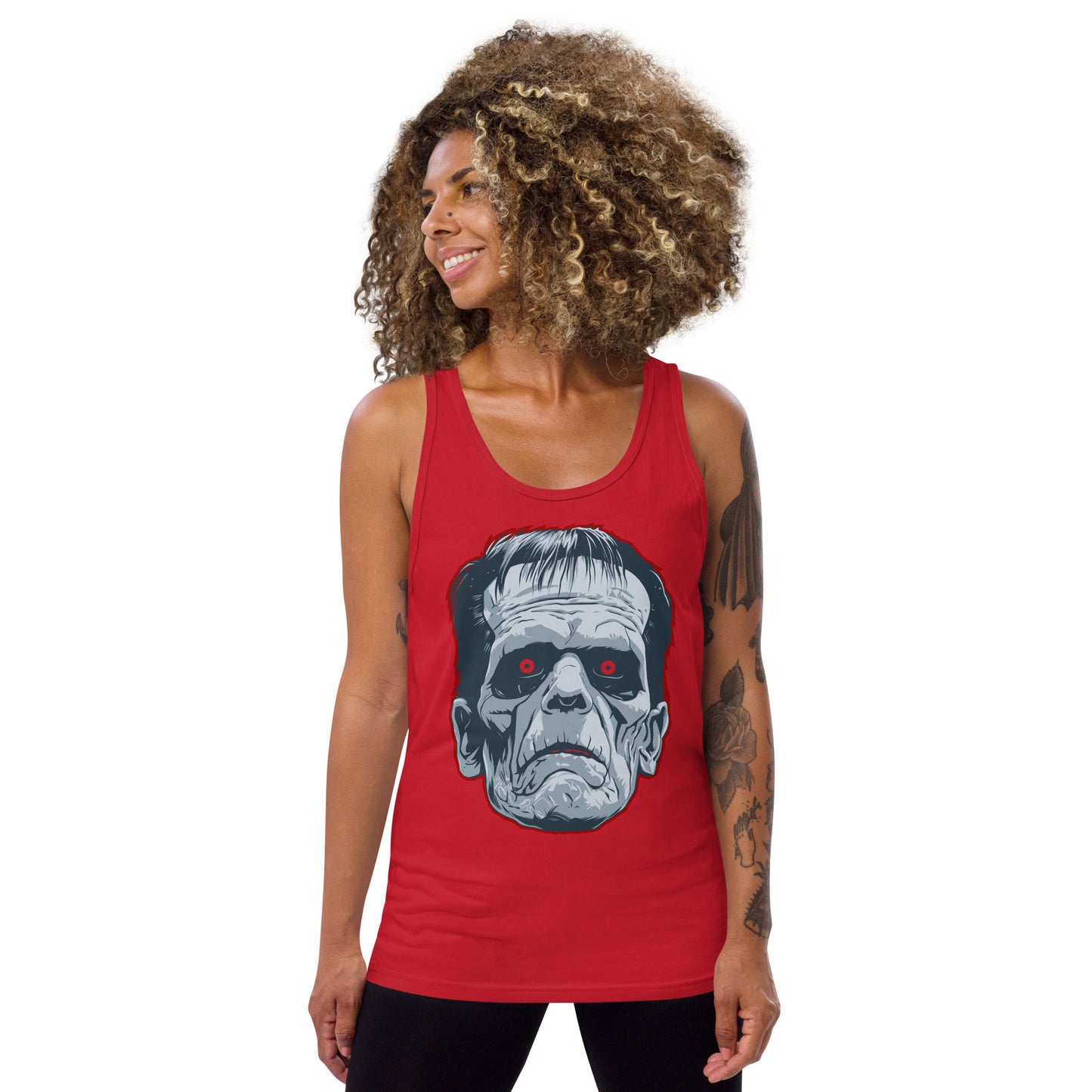 Red Frankenstein's Monster Men's Tank Top