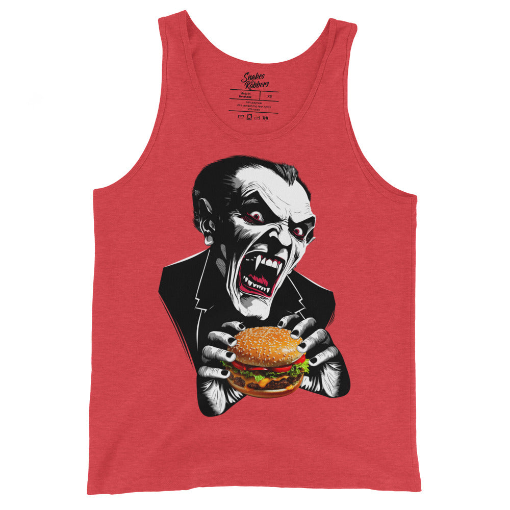 Count Cheese Burger Unisex Tank Top