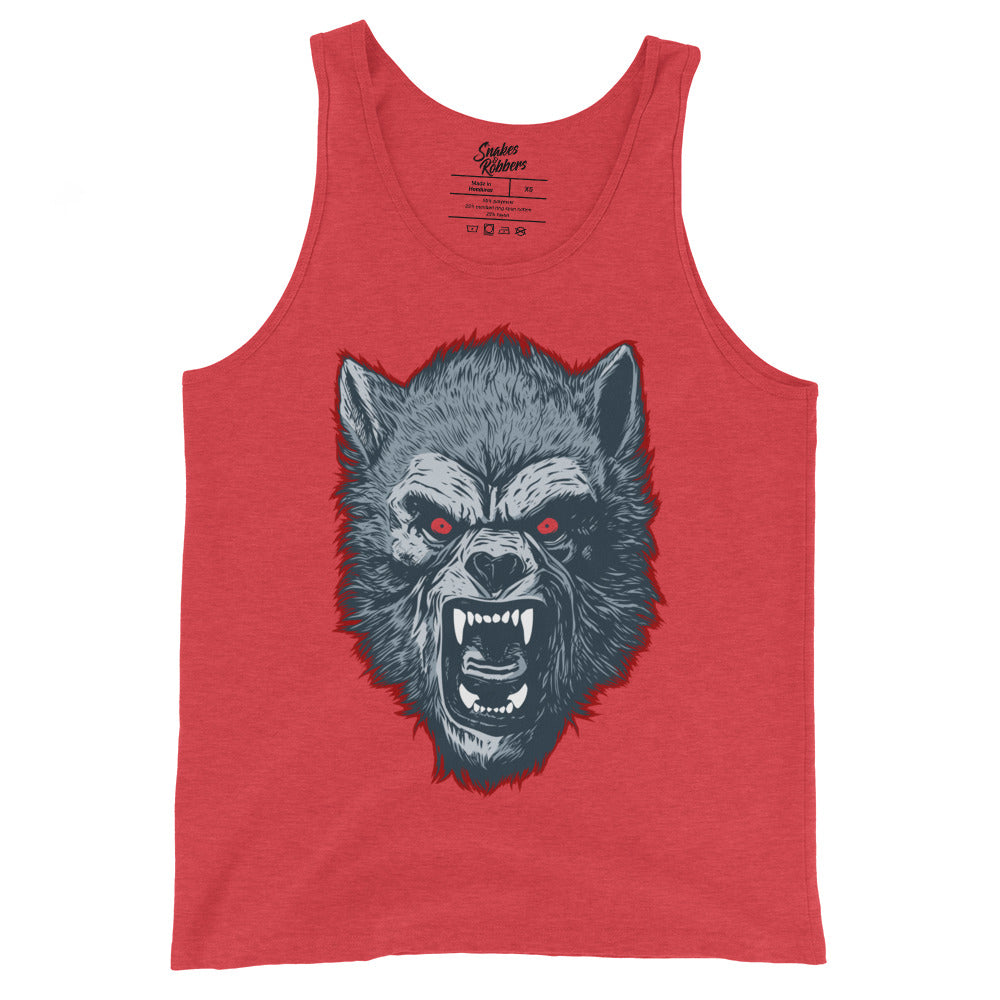 Red Werewolf Men's Tank Top