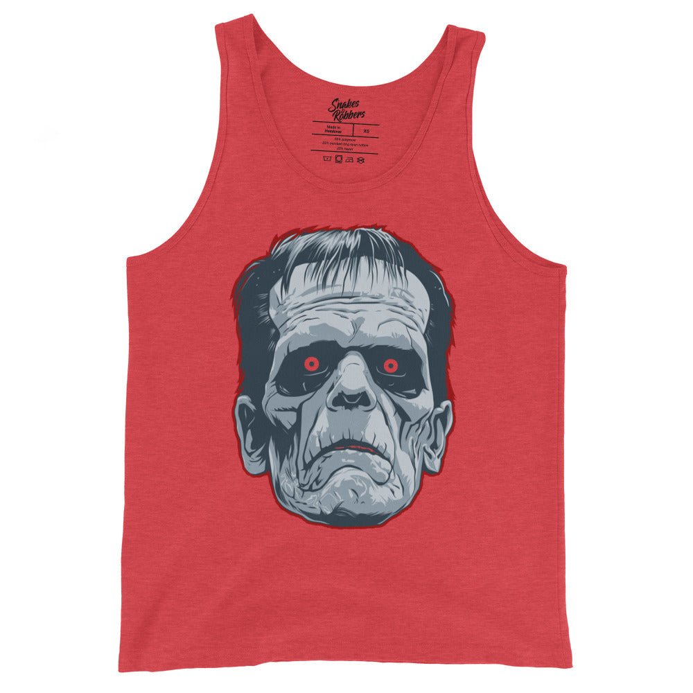 Red Frankenstein's Monster Men's Tank Top