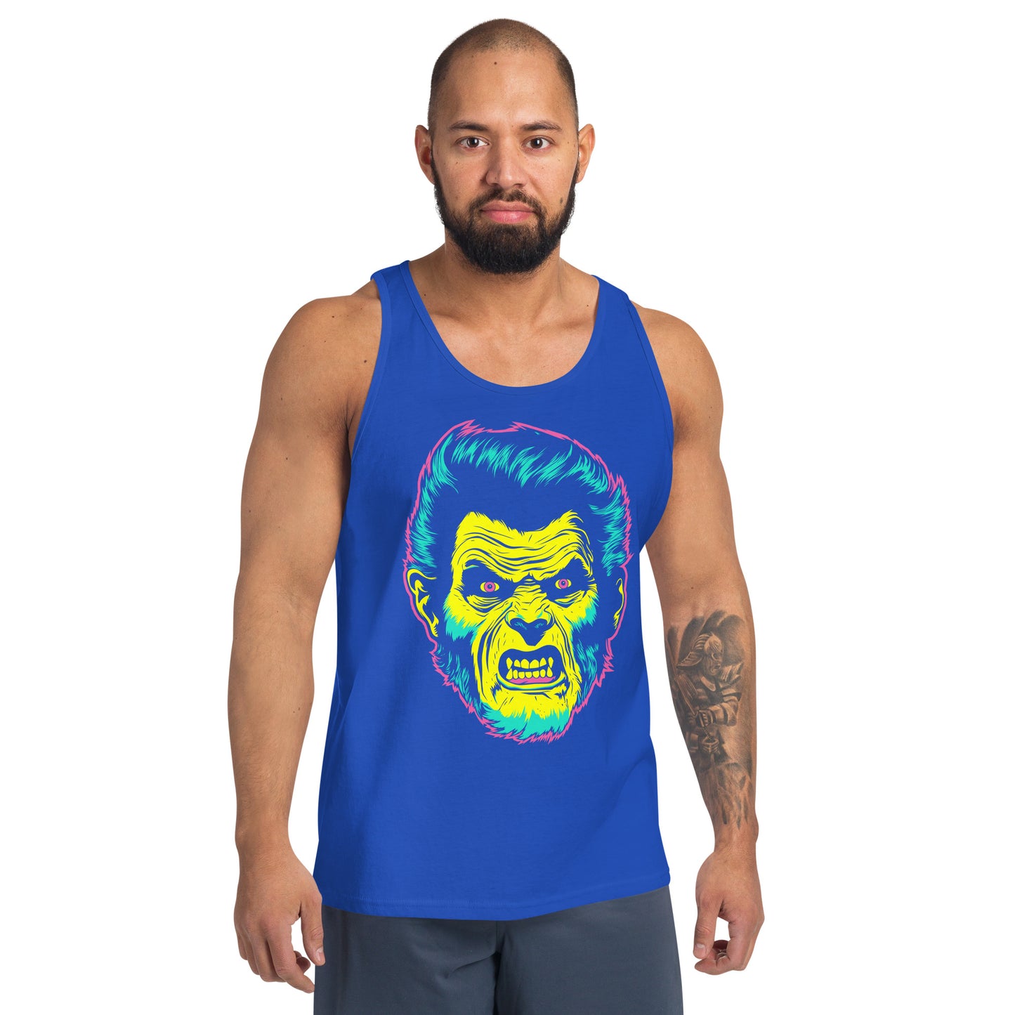 True Royal Wolfman Men's Tank Top