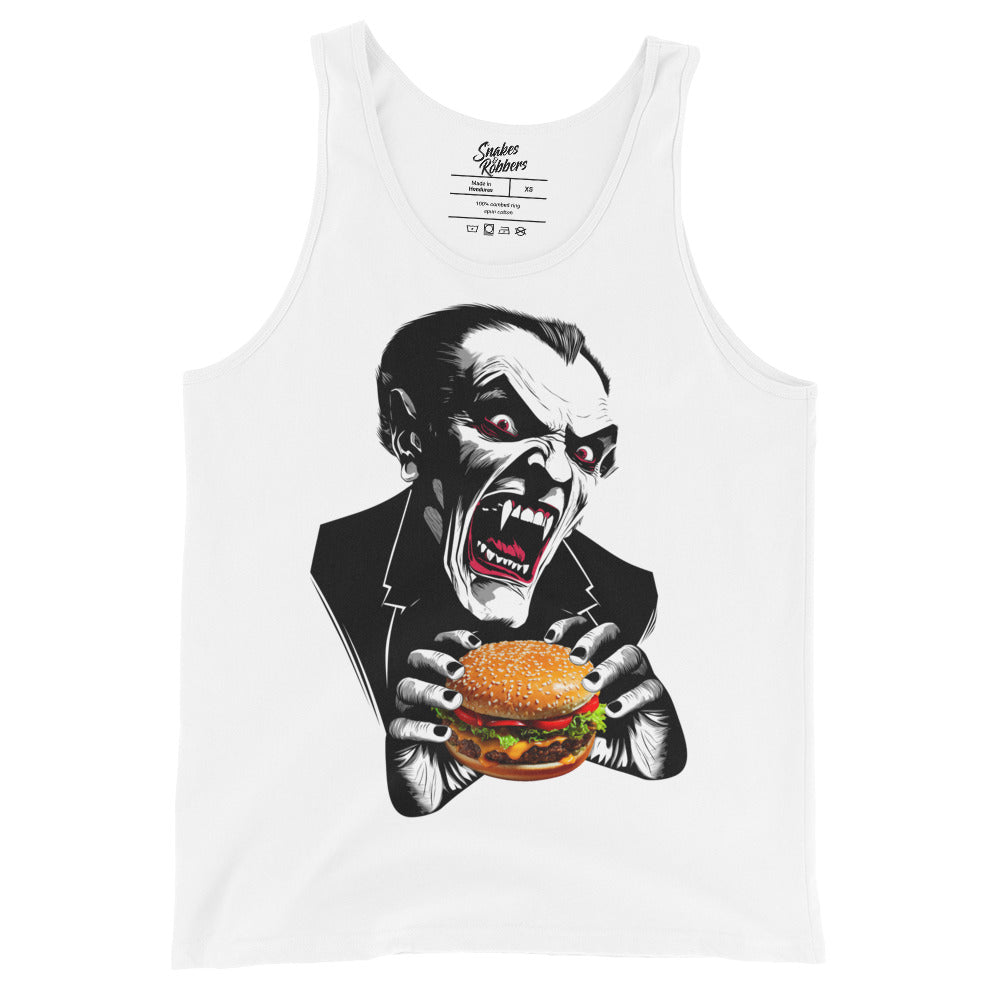 Count Cheese Burger Unisex Tank Top