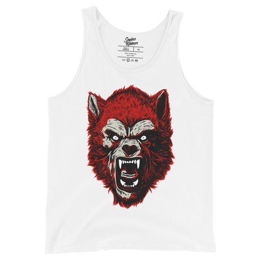 White Werewolf Men's Tank Top