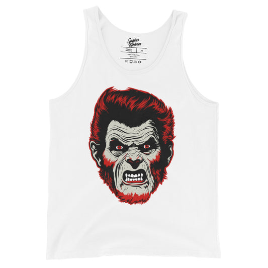 White Wolfman Men's Tank Top