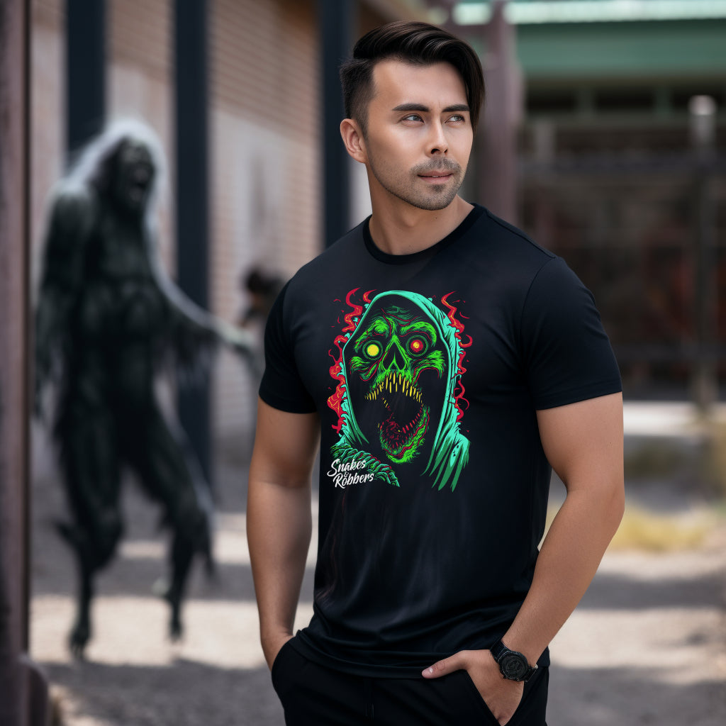 Psychedelic Grim Reaper Unisex Retail Fit T-Shirt